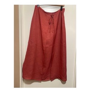 Eddie Bauer Womens Size 16P Midi Skirt Drawstring